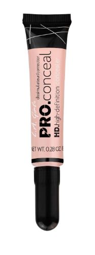 LA Girl Pro Concealer - Cool Pink Corrector for flawless skin, neutralizes dark circles and imperfections with lightweight, long-lasting coverage.