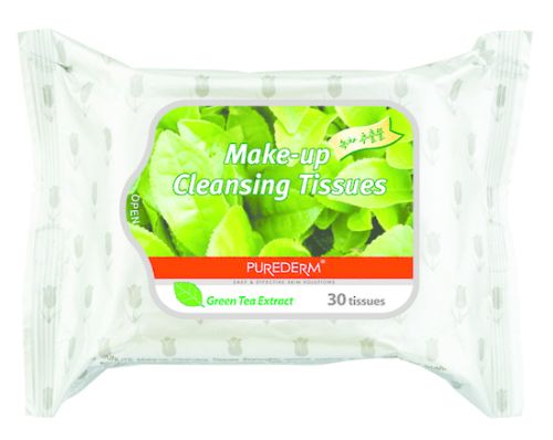 Purederm Makeup Remover Wipes - Green Tea