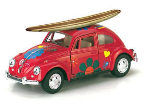 1967 Volkswagen Beetle W/Surfboard Display - 12pcs