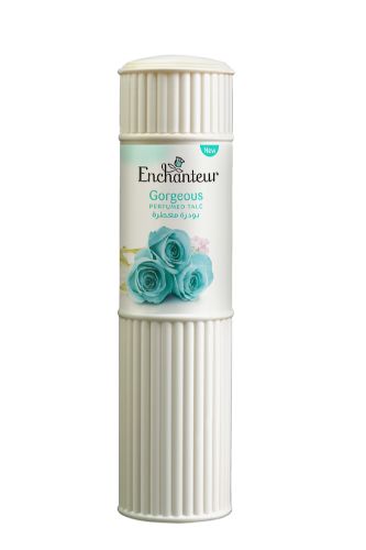 Enchanteur Talcum Powder 50g - Gorgeous, silky smooth with floral fragrance, perfect for daily use to absorb moisture and oil.