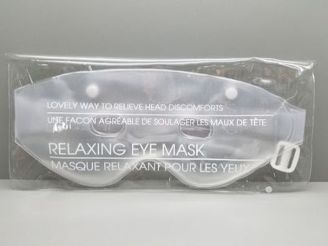 F.Berry Eye Mask in white, designed for comfort and relaxation, helps soothe tired eyes and reduce puffiness.