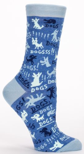 Vibrant dog-themed socks for women, crafted for comfort with a playful design to showcase your love for dogs.