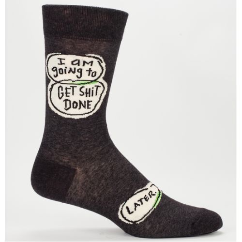 Men's Socks - Get Shit Done. Later