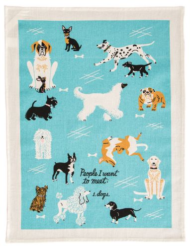 Dish Towels - People To Meet: Dogs