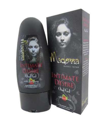 Madonna Oral Gel 100ml in Wild Strawberry, a sweet flavored gel for enhancing intimate experiences and romantic moments.