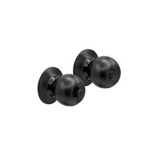 Pro Series Cirque Knob Privacy Set SS Matt Black - Miles Nelson