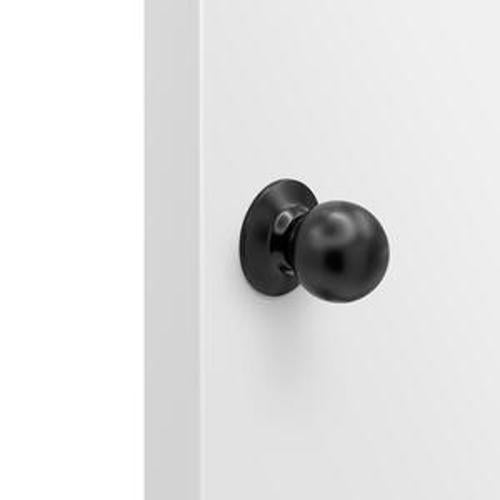 Pro Series Cirque Knob Dummy Handle Matt Black - Miles Nelson