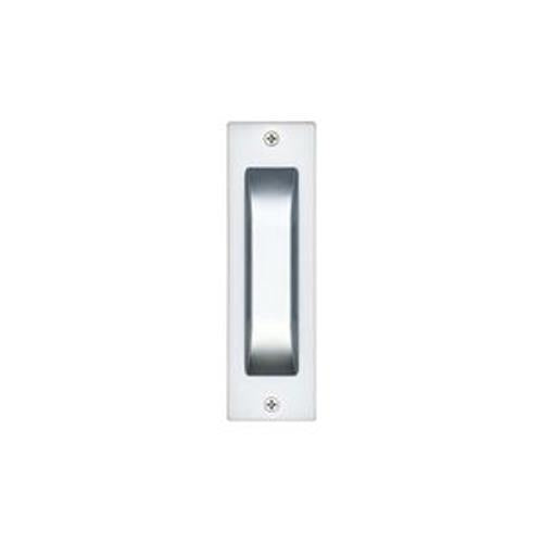 Flush Pull Rectangular with Square Ends Satin Pearl Single 115 x - Schlage 35mm