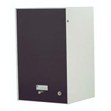 Behind The Fence Letterbox Silver Pearl / Black & Stainless Steel - Box Design