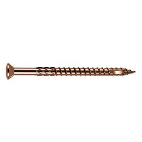 Decking Screw Oval Head SS304 Bronze - Ecko 10g x 65 Tub 1200