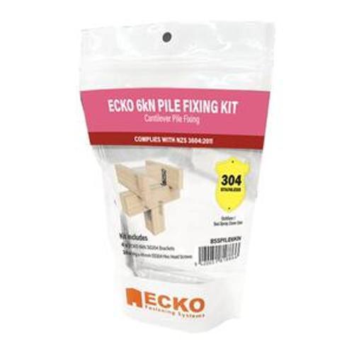 Pile Fixing Kit Stainless Steel T304 6kN - Ecko