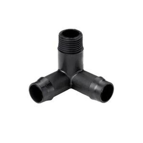 Thread Corner Elbow BSP Male/Male - Pope 19mm Barbed x 15mm