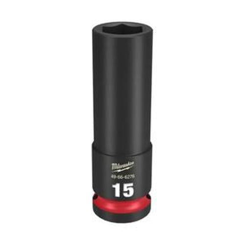 SHOCKWAVE Impact Socket 1/2 Inch Drive - Milwaukee 15mm Deep 6 Point 49666276