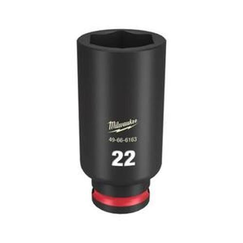 SHOCKWAVE Impact Socket 3/8 Inch Drive - Milwaukee 22mm Deep 6 Point