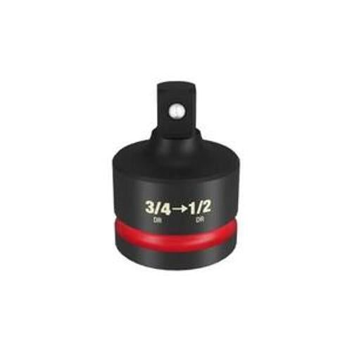 SHOCKWAVE Impact Socket Reducer 3/4 Inch Drive to 1/2 Inch Drive - Milwaukee