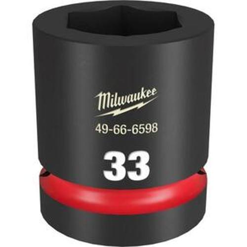 SHOCKWAVE Impact Socket - Milwaukee 1 Inch Drive 33mm Standard 6 Point