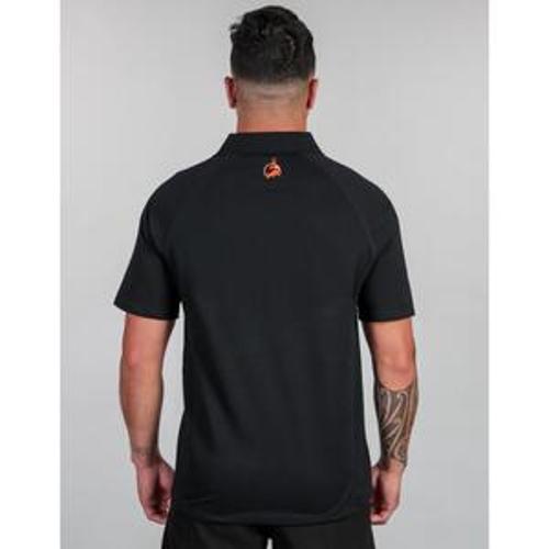 Seeker Technical Polo Tee Black - Bushbuck S