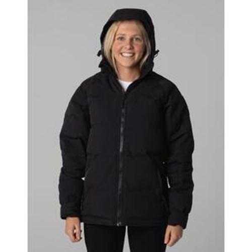 Women's Polar X Canvas Puffer Jacket Black 10 - Bushbuck
