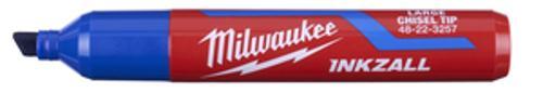 INKZALL Blue Marker Large Chisel Tip 48223257 - Milwaukee
