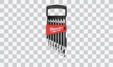 Ratcheting Combination Wrench Set Flex Head Metric 7 Piece - Milwaukee