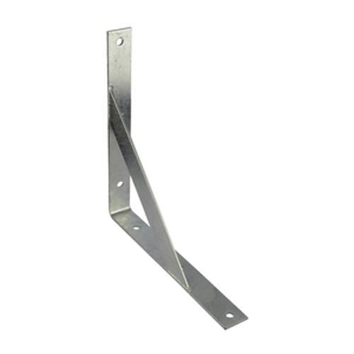 Angle Bracket With Gusset 400 x - BOWMAC 400mm Galvanised