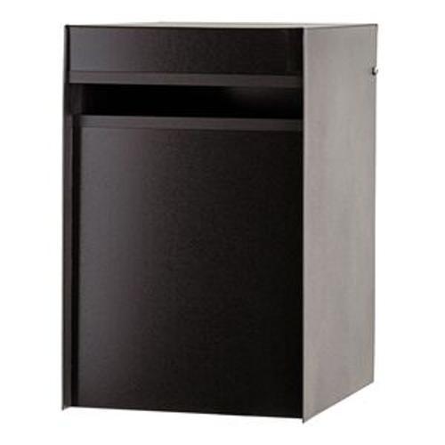 Designer Letterbox Back Open Full Black - Box Design