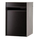 Designer Letterbox Back Open Full Black - Box Design