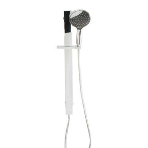 Prestigio Single Spray Handshower Set Built In Elbow 1.5m Hose Chrome Wall