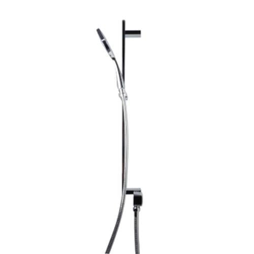 Prestigio Single Spray Handshower Set Separate Elbow 1.5m Hose Chrome Wall