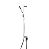 Prestigio Single Spray Handshower Set Separate Elbow 1.5m Hose Chrome Wall