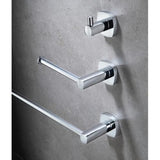 Veloso Towel Rail 650 x - Heirloom 48mm Chrome