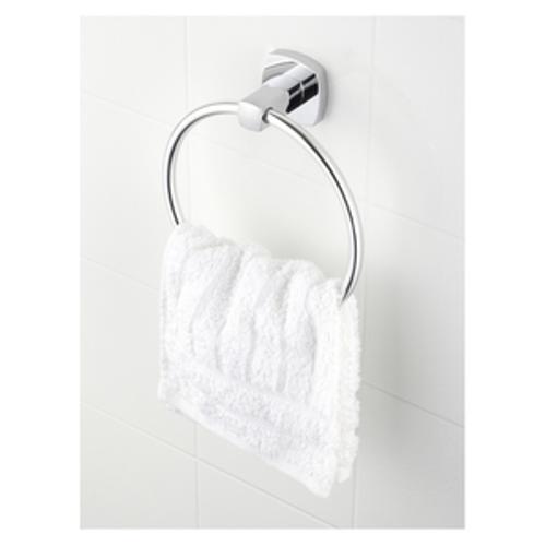 Veloso Towel Stirrup 165 x - Heirloom 185mm Ring Chrome