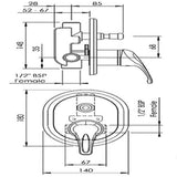 Echo Shower Mixer Strata with Diverter Chrome E8216 - Methven