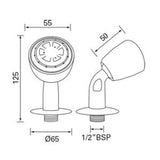 Designer II Shower Head Chrome - Felton