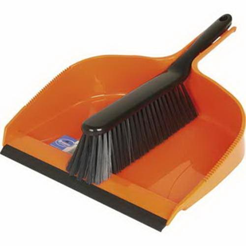 Maxi Large Dust Pan Set Orange/Black - Browns