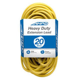 Extension Lead 20m 10A Heavy Duty Yellow - AMPD