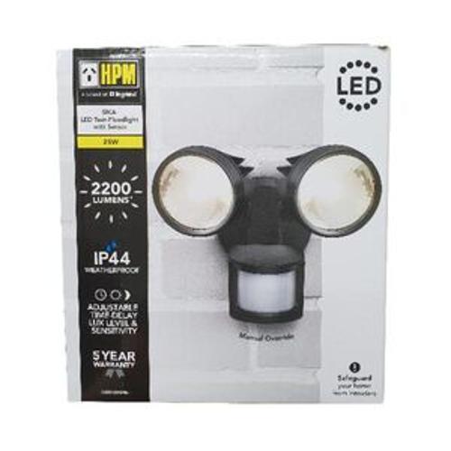 SIKA Floodlight LED 25W Twin With PIR Sensor - HPM