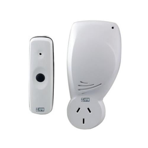 D641 Series Door Chime Wireless Plug In White - HPM 70m Range
