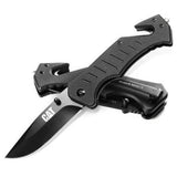 Folding Knife with Seat Belt Cutter and Glass Break - CAT 200mm 980012