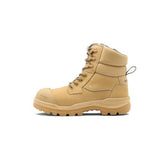 Rotoflex 8564 Zip Side Safety Boot Water-Resistant Leather Sand 150mm Size 7