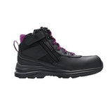 Womens 877 Zip Side Safety Boot Black Size 10 - Blundstone