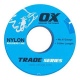 Trade Builder's Line Number 8 100 Metre White OX-T102810 - OX Tools