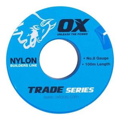 Trade Builder's Line Number 8 50 Metre White OX-T103005 - OX Tools