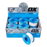 Trade Builder's Line Number 8 50 Metre White OX-T103005 - OX Tools