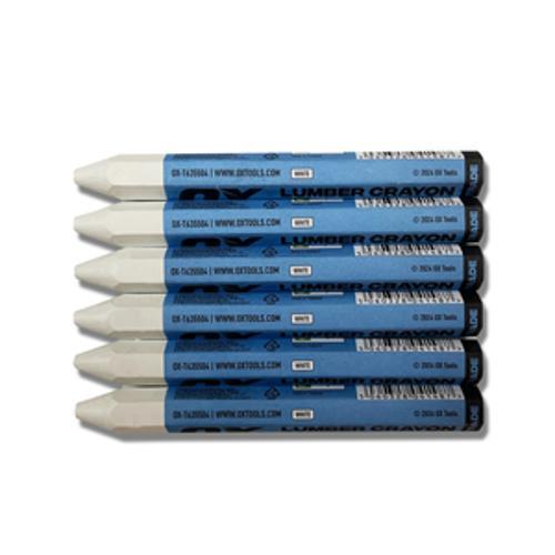 Trade Lumber Crayon Single White - OX