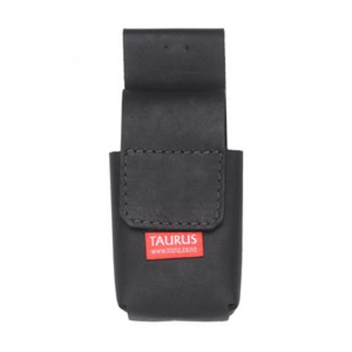 Smart Phone Pouch Full Grain Leather Black/Brown SP317 - Taurus