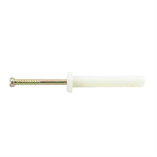 Round Head Nylon Anchor M5 - Ramset 25mm ZP 25 Pack