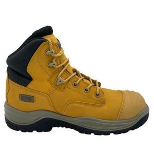 Sitemaster Side Zip Composite Toe and Plate Safety Boot Wheat US Size 13