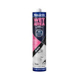 Wet Area Silicone Sealant Black - Selleys 300g