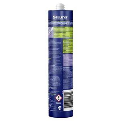 Roof & Gutter Silicone Sealant Grey - Selleys 310g